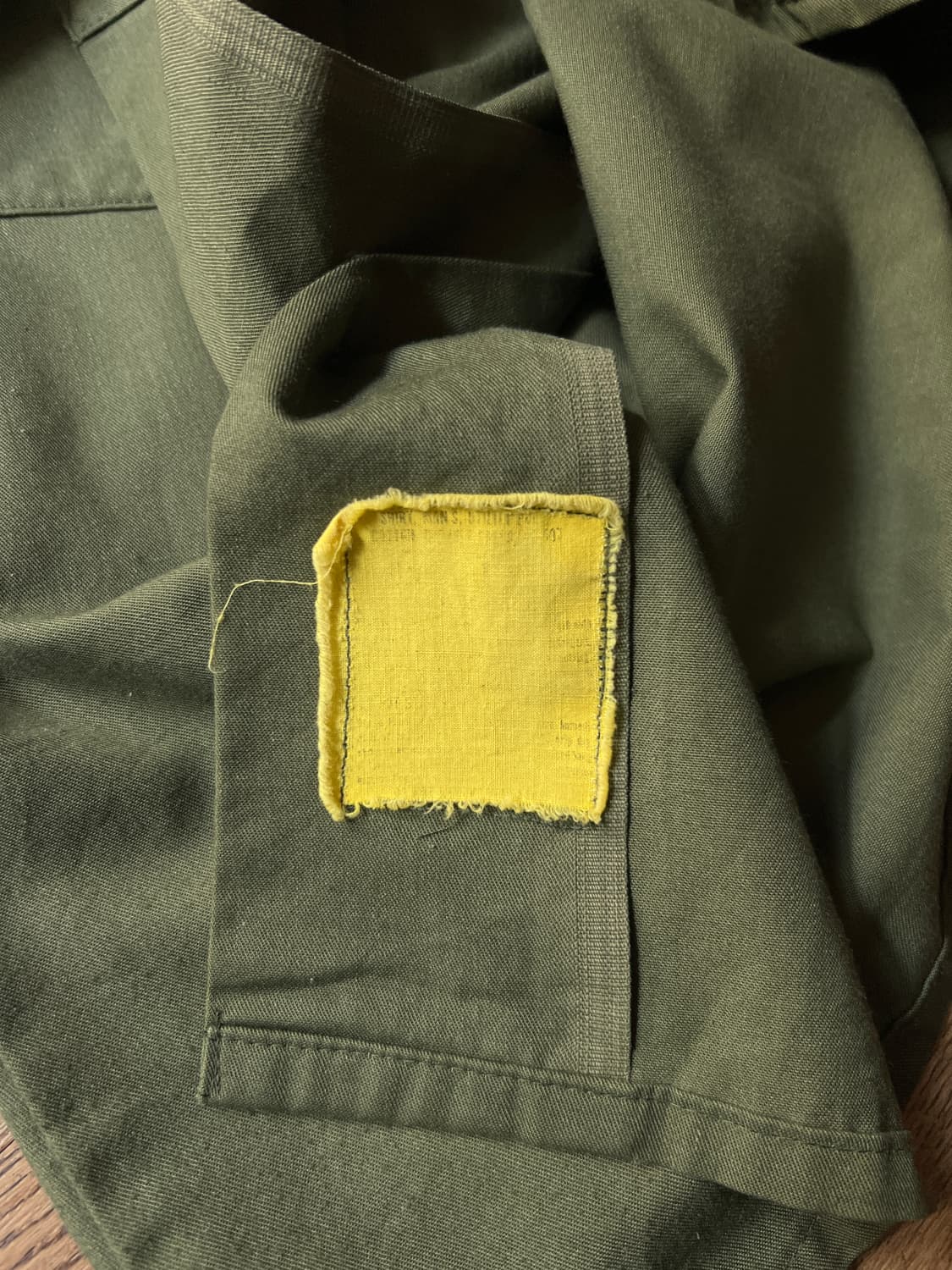 [M]80's 오리지널 U.S ARMY OG-507셔츠 상품이미지6