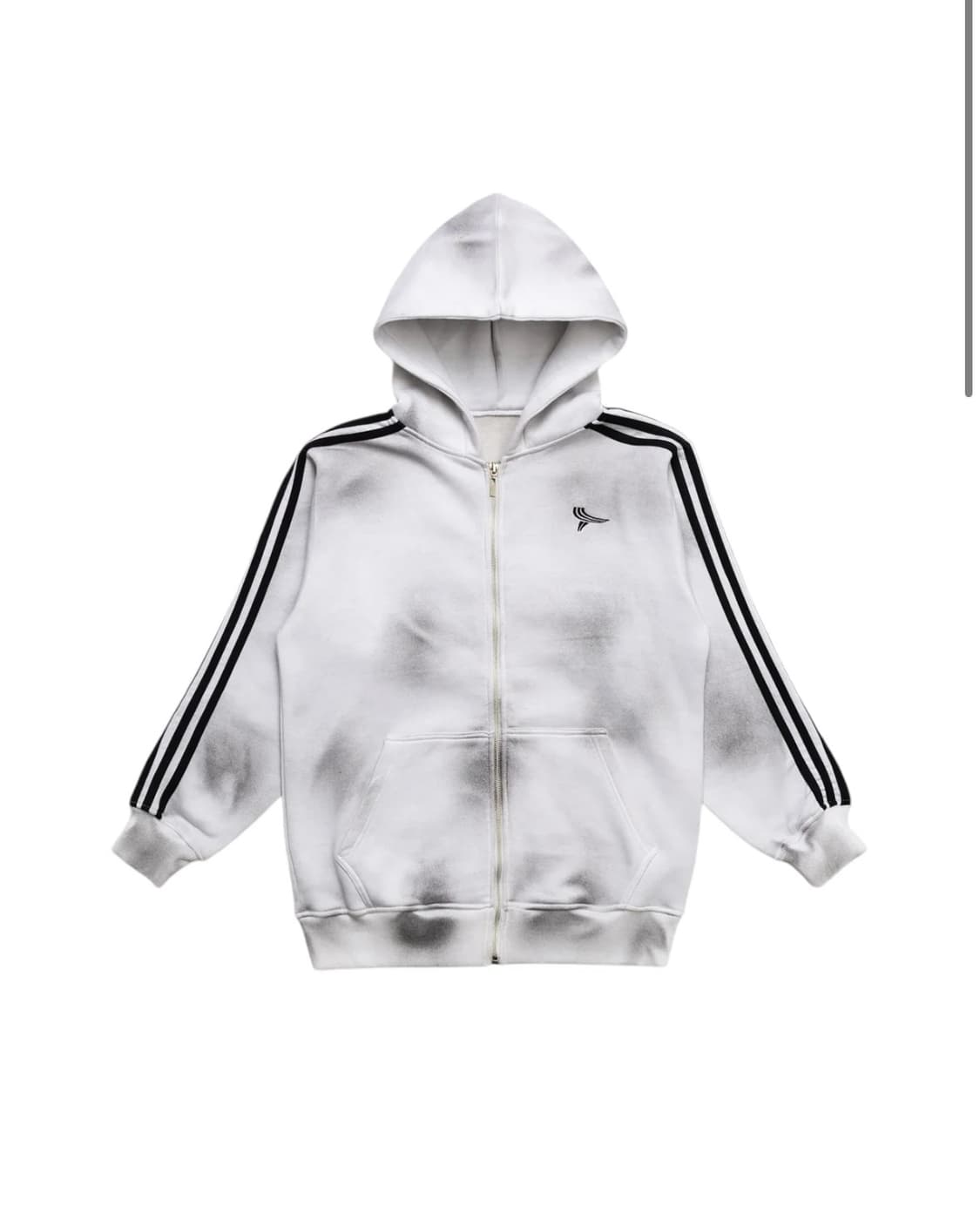 Yori sport Dirty Wash 5-Stripe Logo zip 상품이미지1