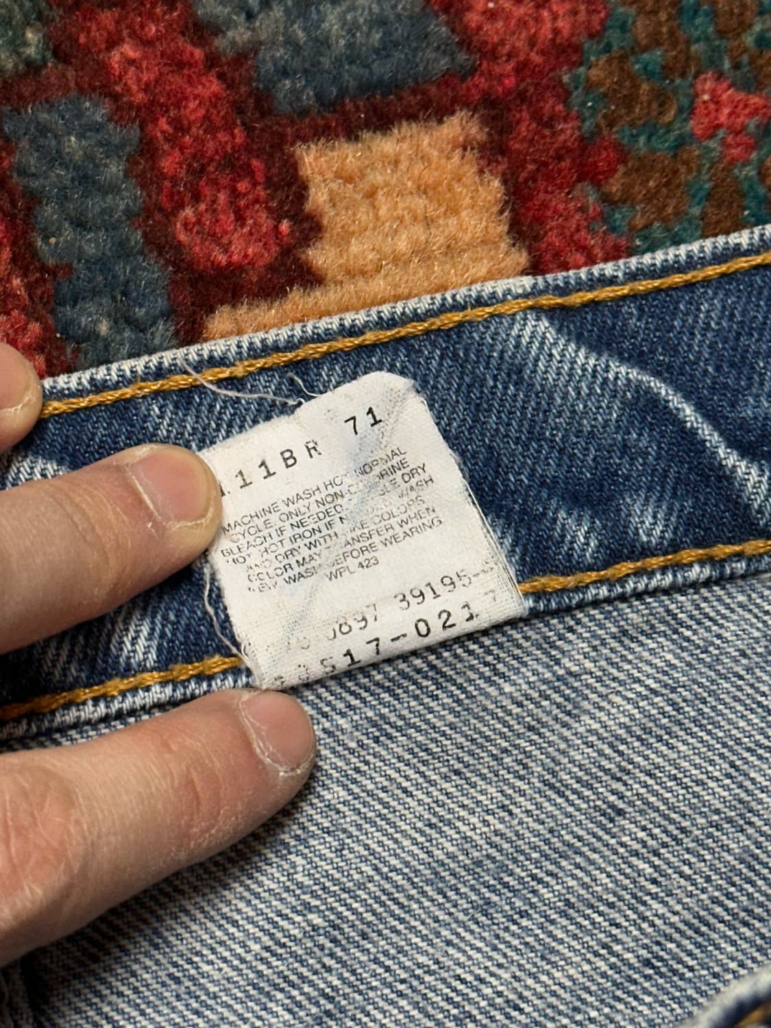90's USA Made 리바이스 517 부츠컷 플레어진 상품이미지9