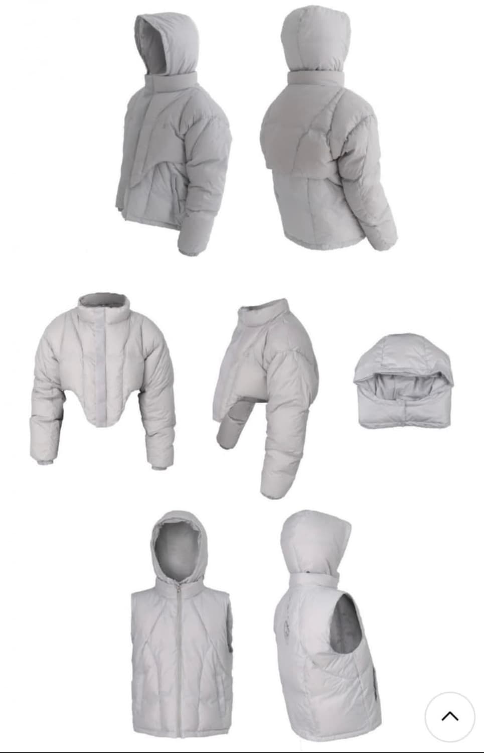 오호스 OJOS 레이어드 볼레로 패딩 상품이미지3