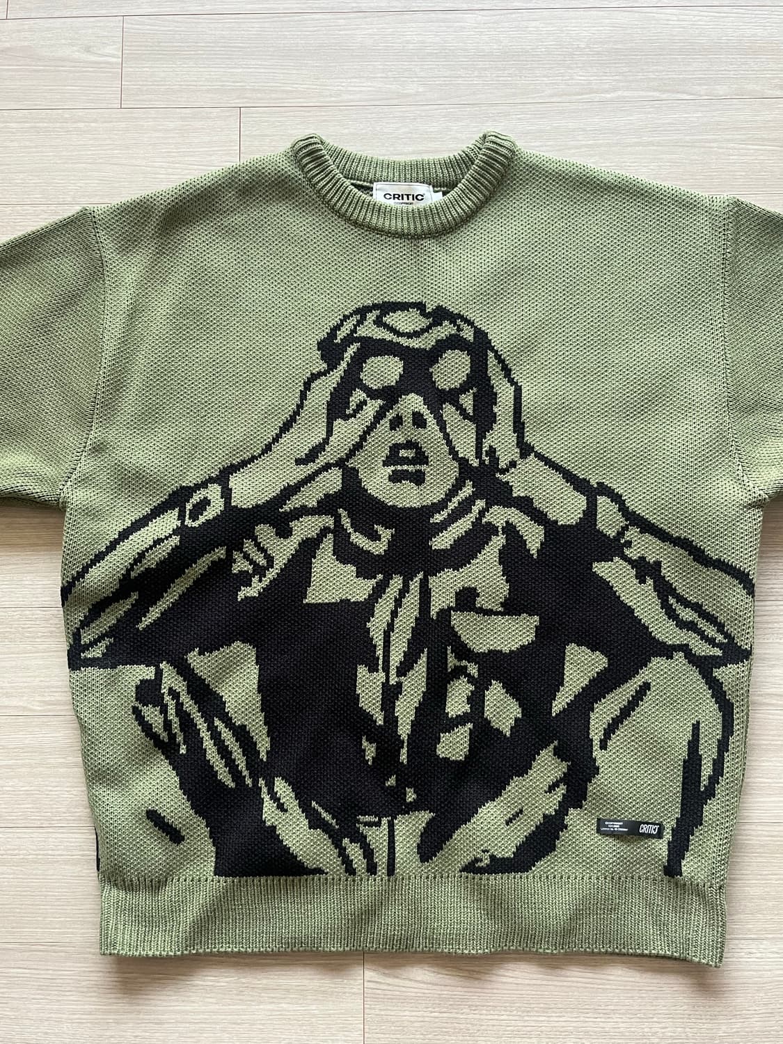 크리틱 SCOUTS BOY 니트 Khaki L 상품이미지3