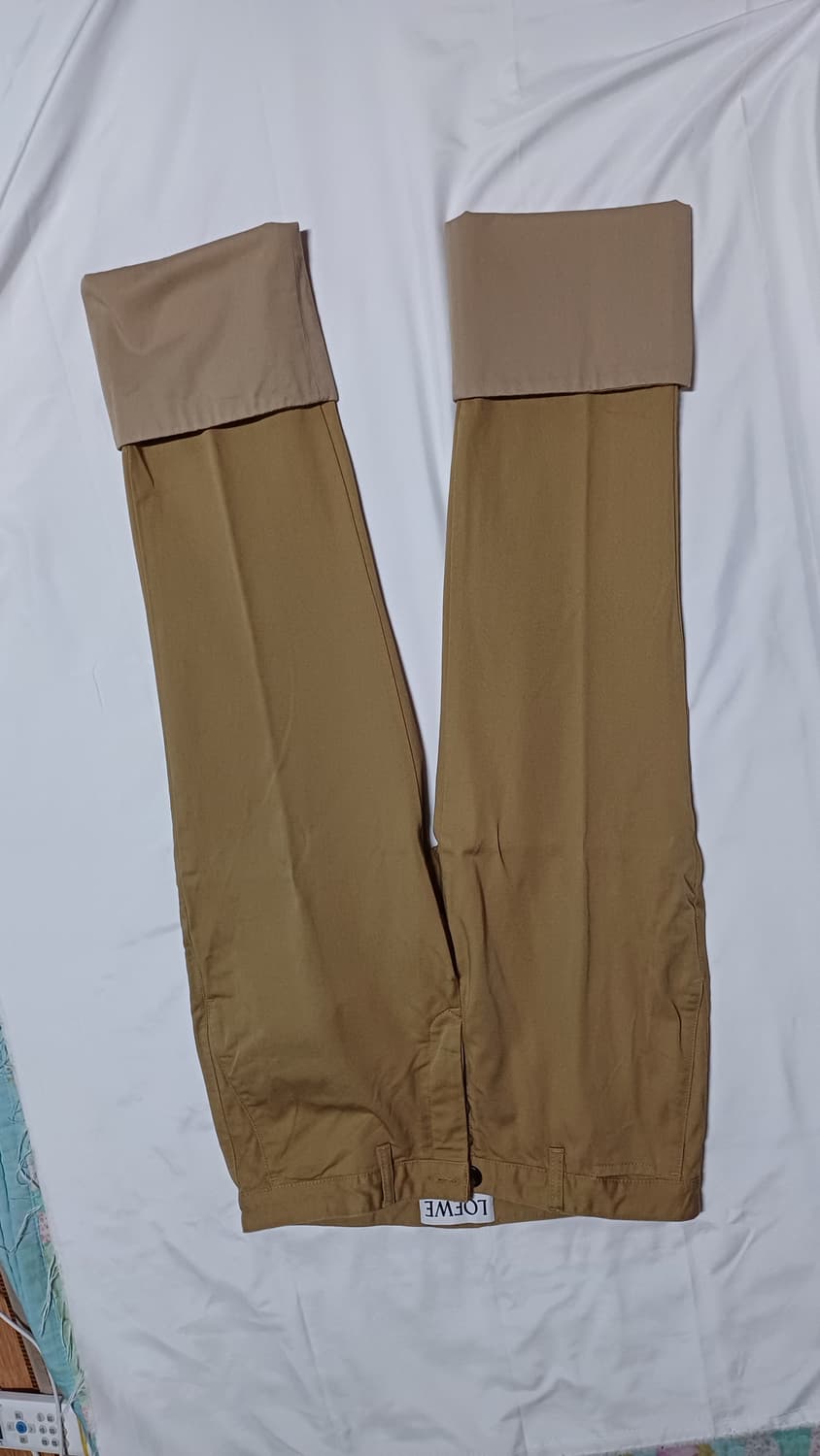 [새제품]52 로에베 피셔맨 치노팬츠 면바지 브라운 코튼 턴업팬츠 상품이미지2