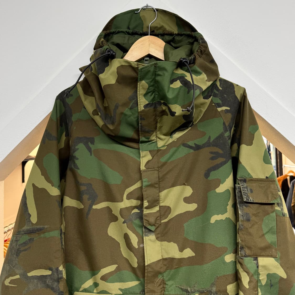 빈티지 프랑스군 카모 고어텍스 자켓 made in France (XL) 상품이미지2