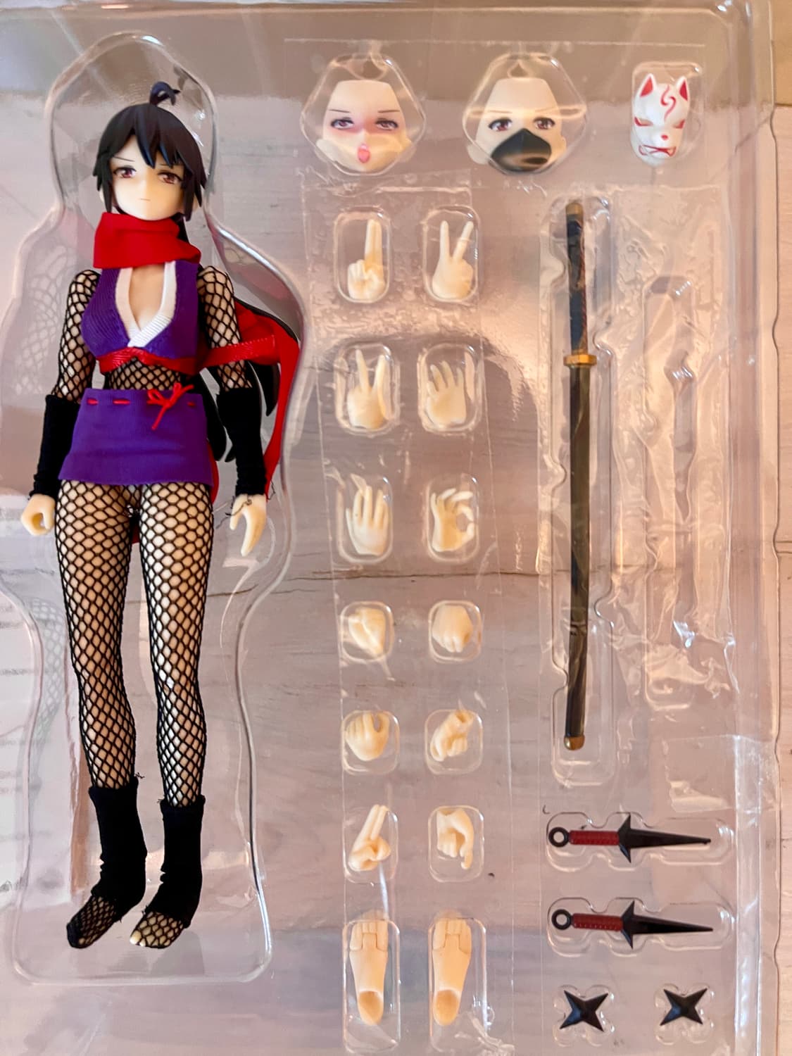 1/12 액션 피규어 - 포켓 아트 PA.002 닌자 HAGI (하기) 상품이미지6