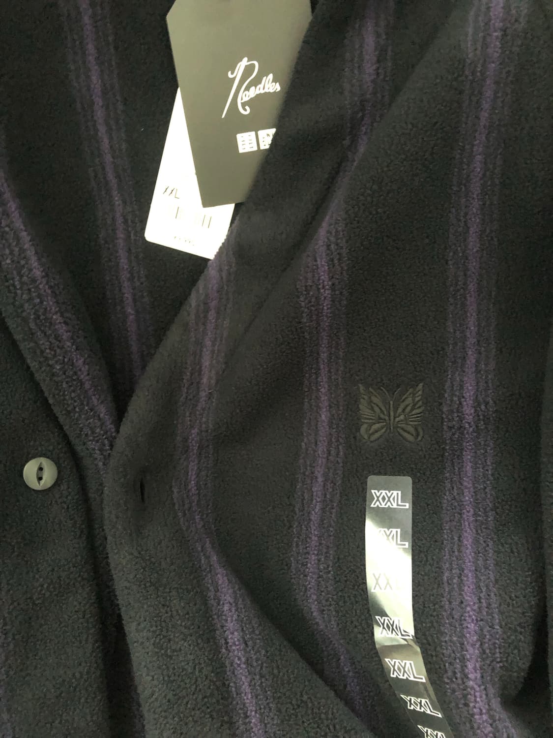 니들스 유니클로 가디건 스트라이프 xxl 상품이미지1