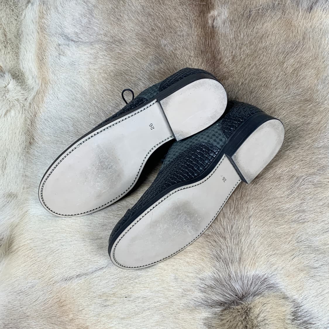 꼼데가르송 옴므 플러스 믹스드 레더 더비 슈즈 상품이미지8