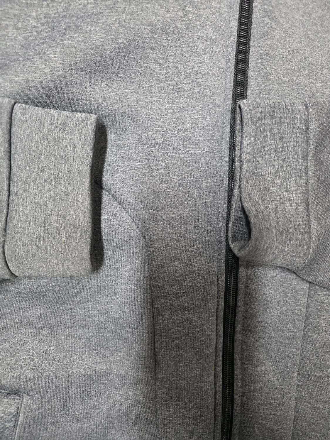 아디다스 기모 후디 집업 차콜 100 68 52 상품이미지3