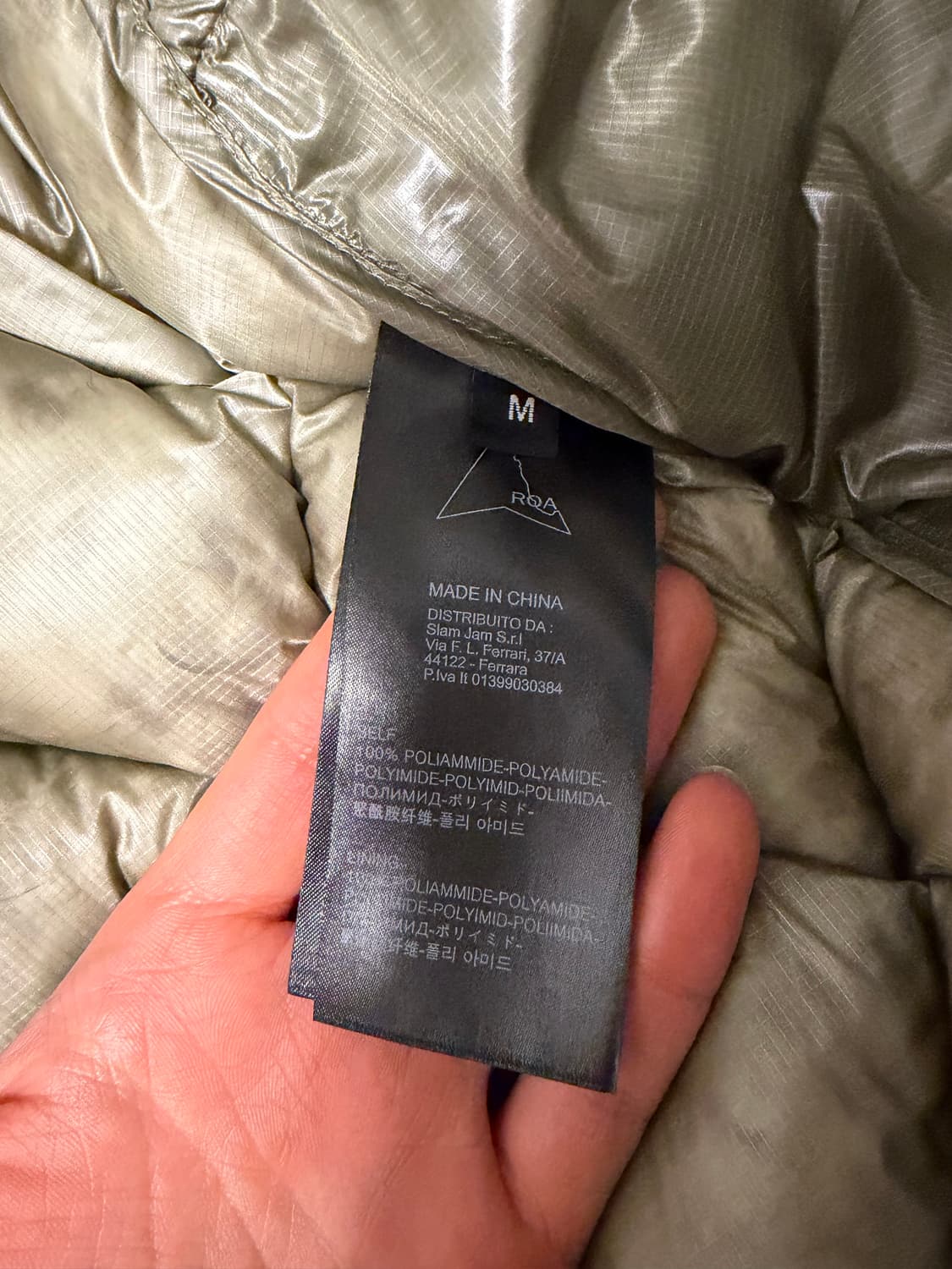 로아 하이킹 nuna 800 패딩 세이지그린 m 상품이미지3