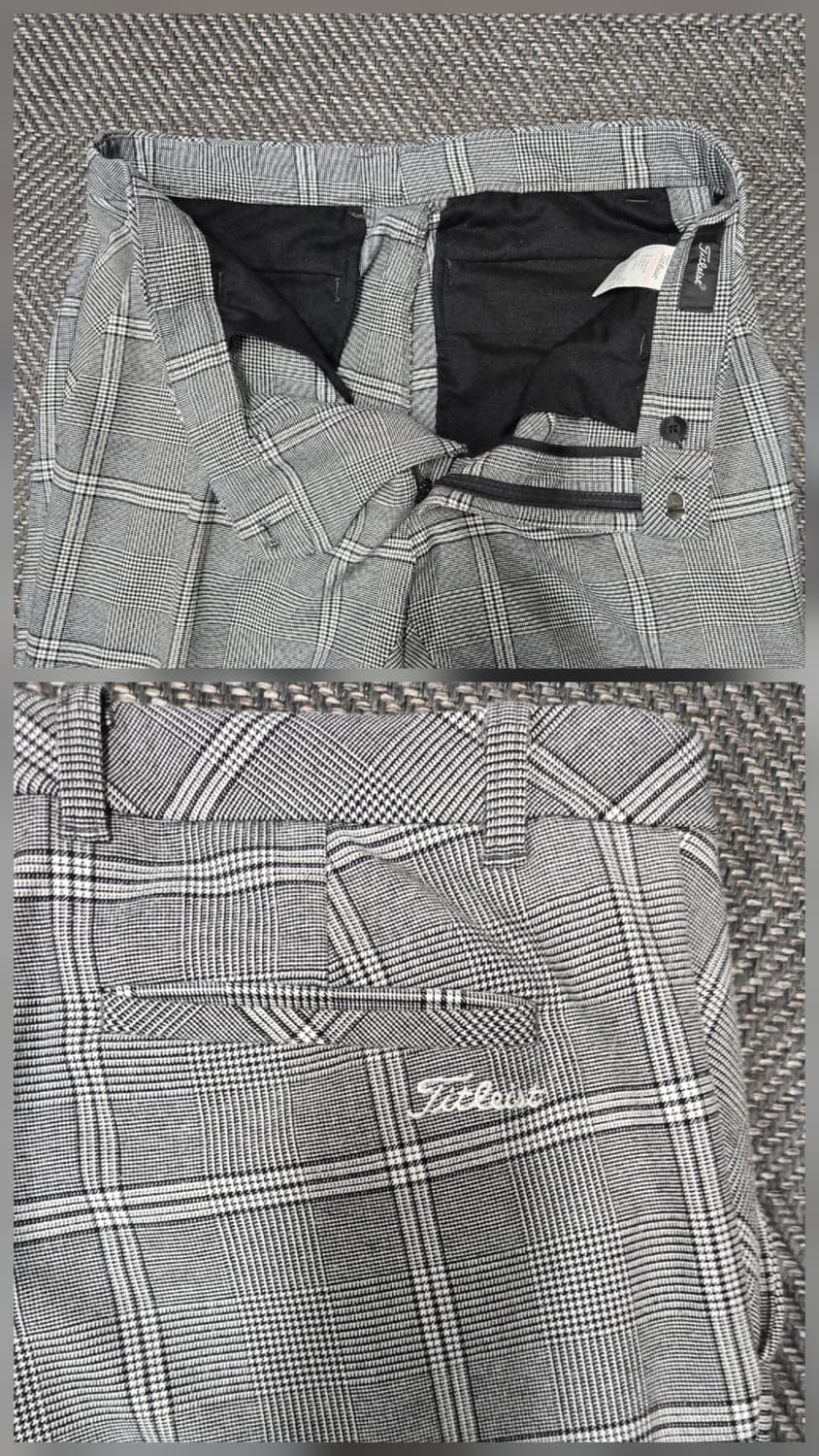 타이틀리스트 체크 골프 바지 상품이미지4