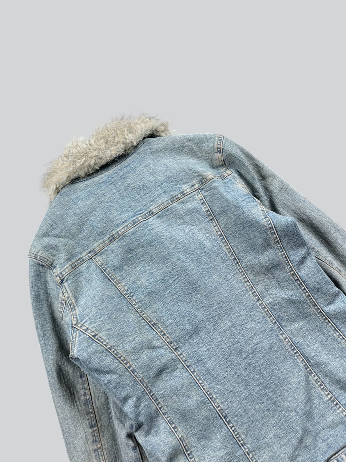Vintage 퍼 청자켓  상품이미지4