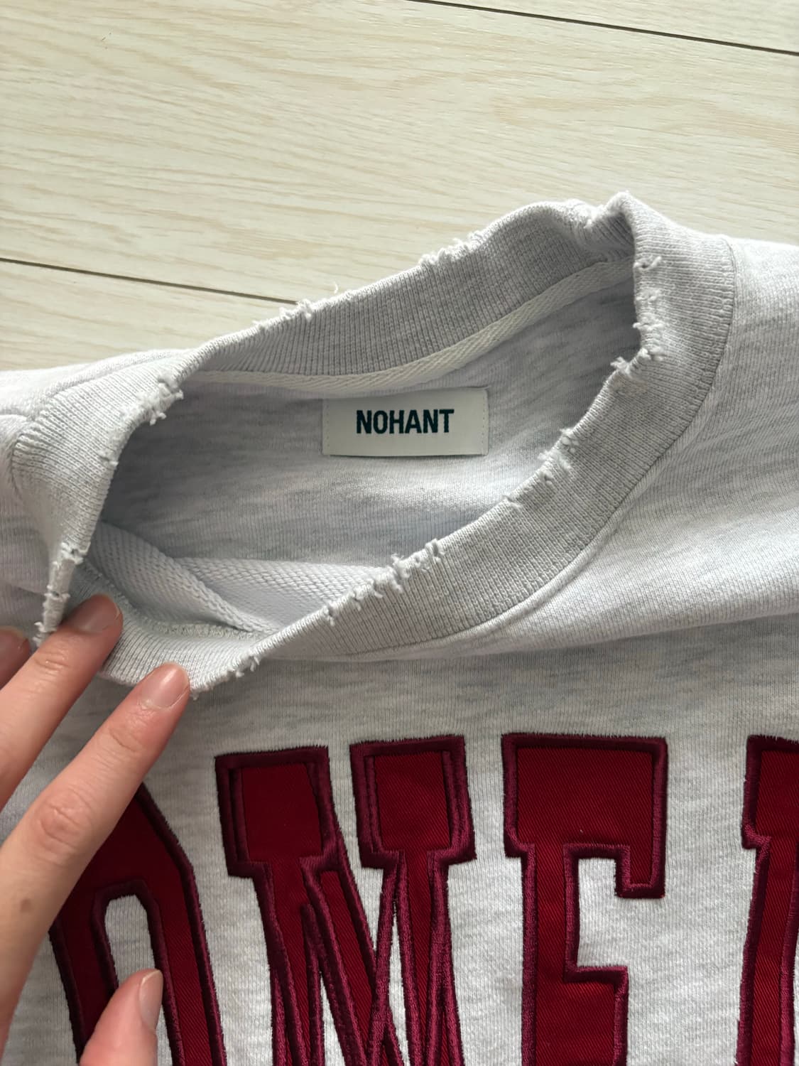 노앙 데미지 맨투맨 m 상품이미지3