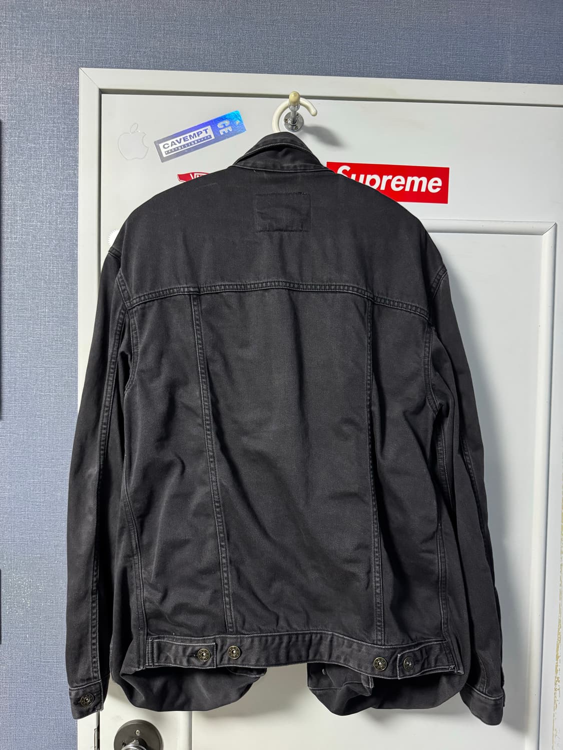 [S] 와이프로젝트 오버사이즈 팝업 데님자켓 상품이미지5