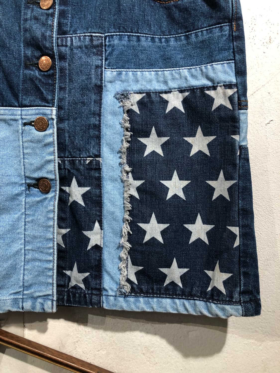 [2842] Kinky jeans patchwork denim skirt 상품이미지3
