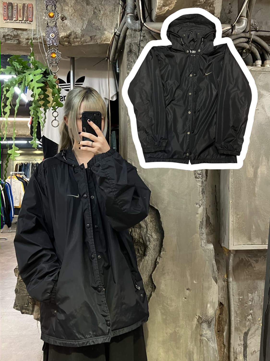 나이키 바람막이 블랙 L  #csz812 상품이미지1