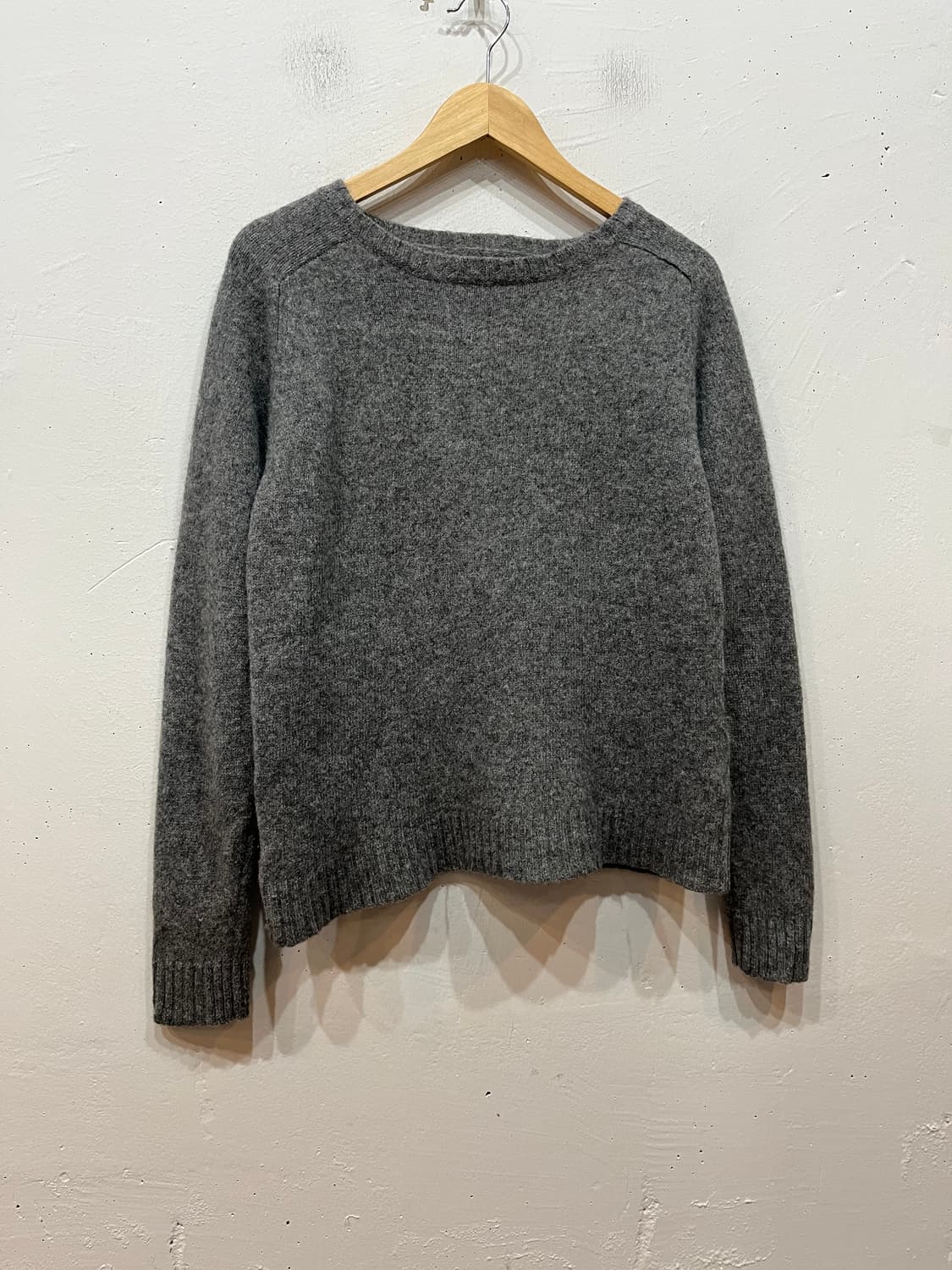 빔즈 퓨어울 니트 그레이 우먼즈 상품이미지1