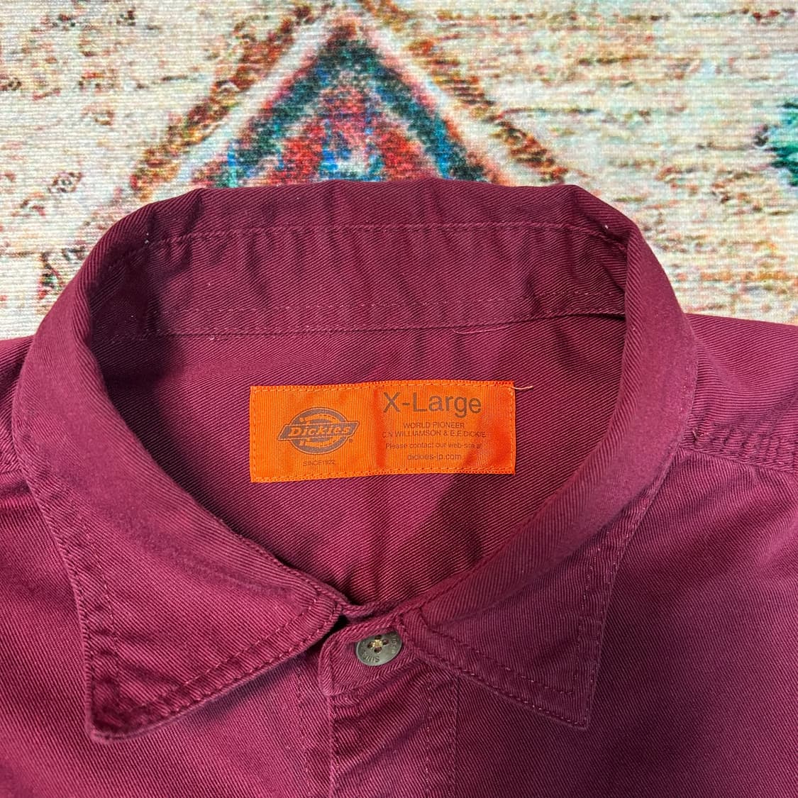 [L] 00s 디키즈 자수패치 워크셔츠 상품이미지8