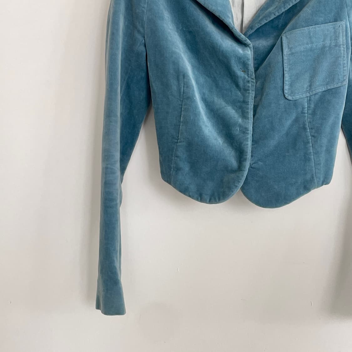 발렌시아가 크롭 슬림 블레이저 자켓 y2k 상품이미지3