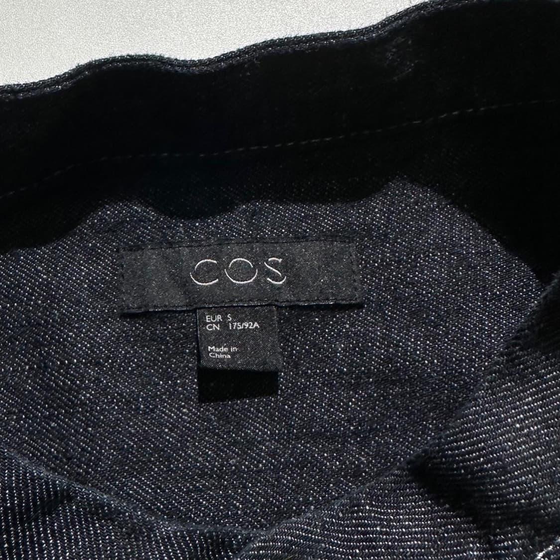 COS 코스 린넨 블렌드 헨리넥 하프셔츠 상품이미지4