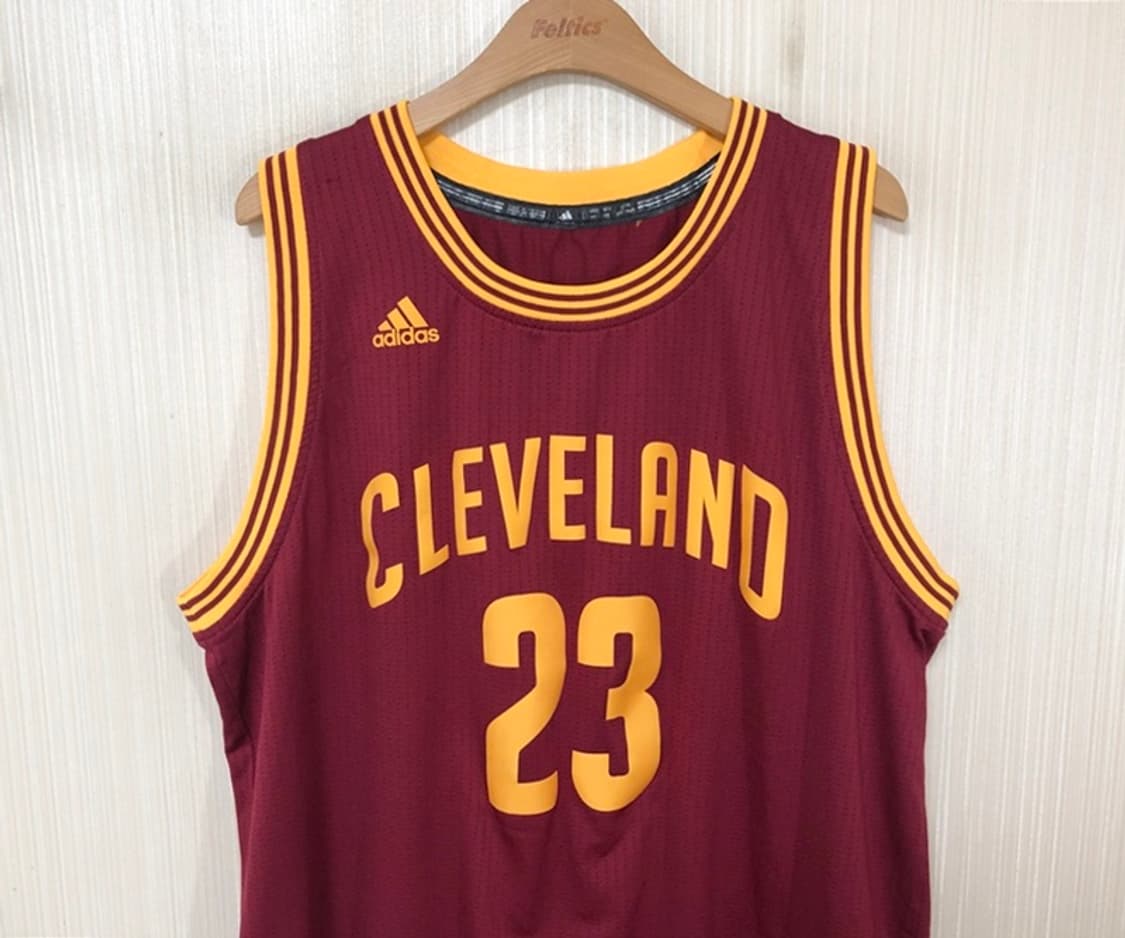 NBA 아디다스 클리블랜드캐벌리어스 스윙맨져지 XL #23 르브론제임스 상품이미지2