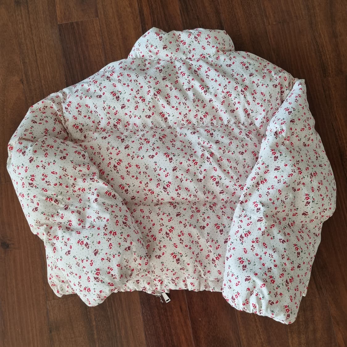 LAP 랩 꽃무늬 크롭 숏패딩 푸퍼자켓 상품이미지7