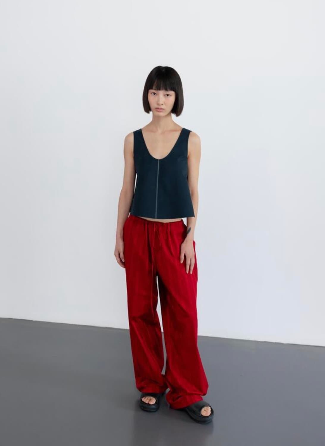 GBH Drawstring pants red 상품이미지2