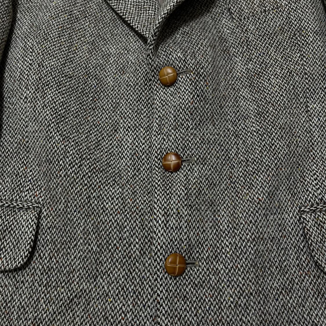 해리스 트위드 남성 울 헤링본 블레이저 정장 자켓 XL/105  상품이미지5