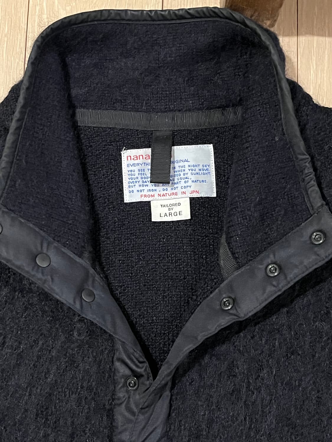 나나미카 모헤어 풀오버 네이비 상품이미지2