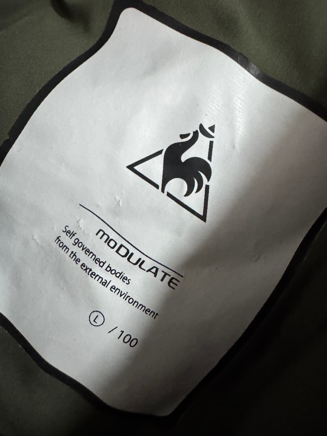 르꼬끄 스포르티브 하이브리드 플리스 패딩 자켓 L 카키 상품이미지3