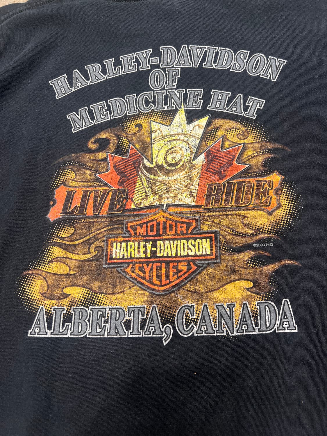 00’s 할리데이비슨 핑크 로고 반팔티 상품이미지5