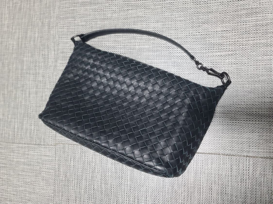 보테가베네타 인트레치아토 숄더백 토트백 블랙 호보백 상품이미지1