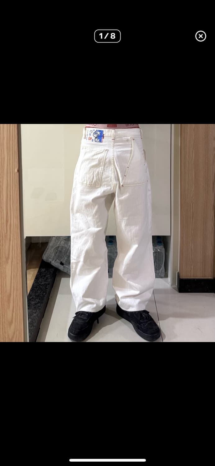 캐피탈 비대칭 데님 판매합니다 상품이미지1