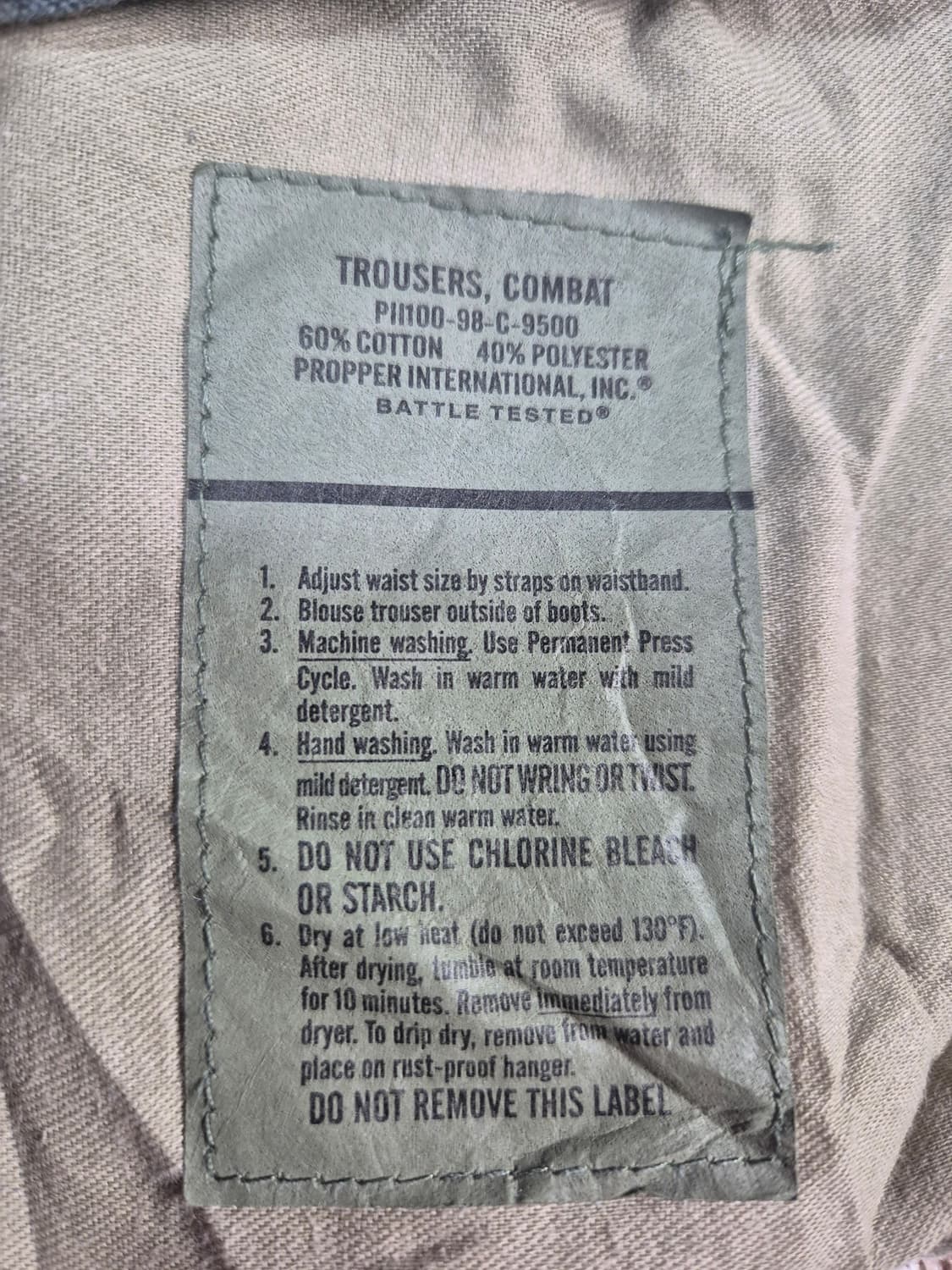 BDU 팬츠 미군 (BP3) 상품이미지7