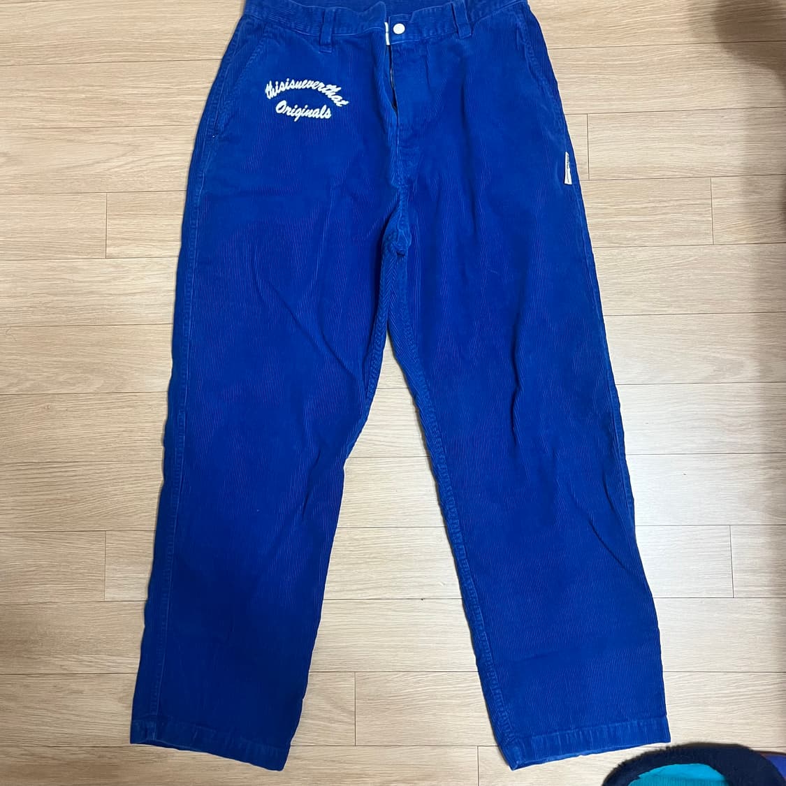 디스이즈네버댓 코듀로이 팬츠 블루(m) 상품이미지2