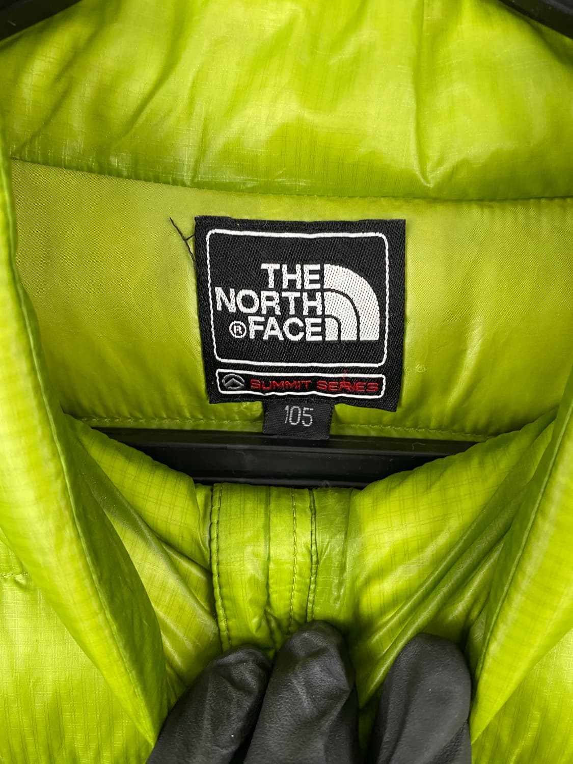 노스페이스 그린 퍼텍스 구스다운 800 경량패딩 XL 상품이미지5