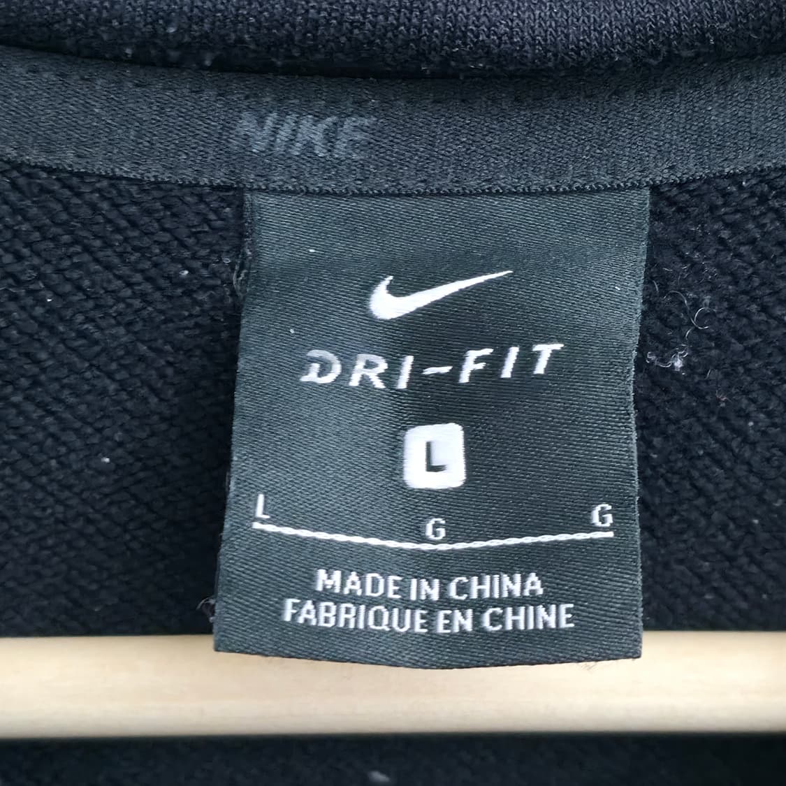 [L] 나이키 드라이핏 블랙 후드집업 상품이미지5