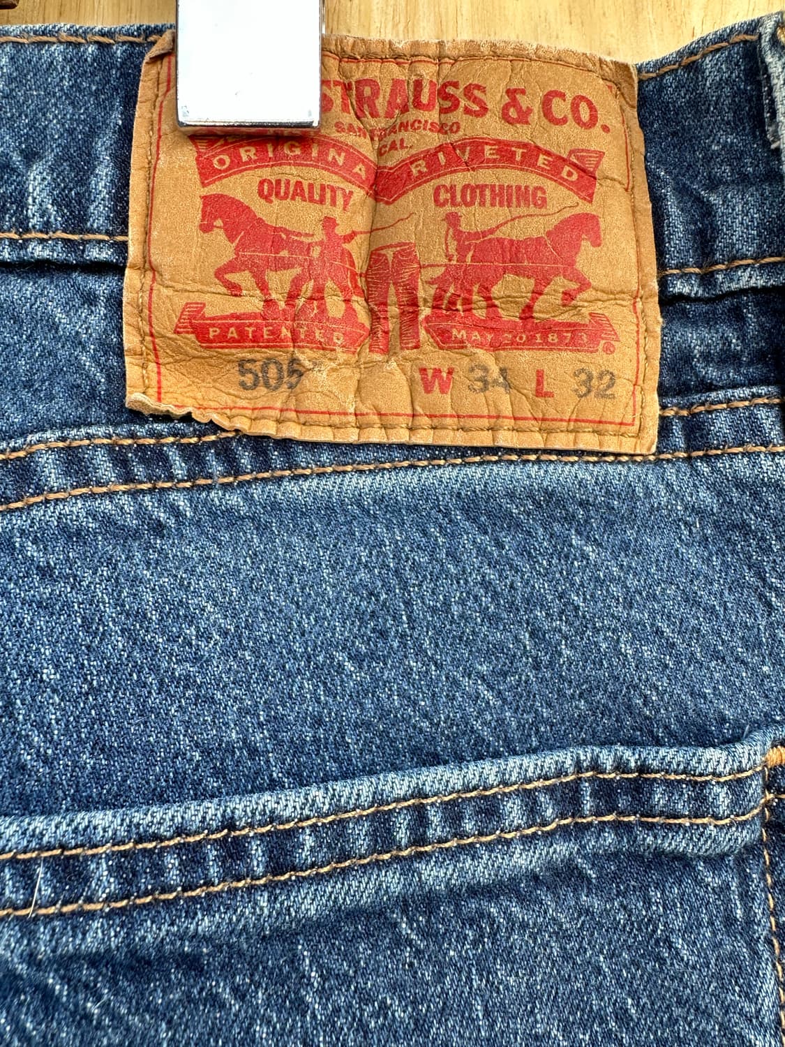 리바이스 진청 505 상품이미지6