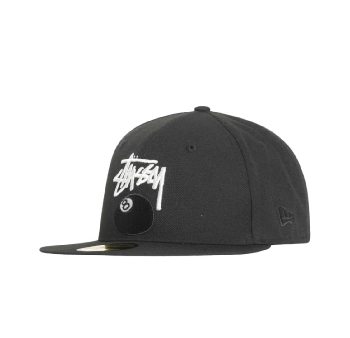 스투시 트윌 스탁 8볼 캡 블랙 상품이미지2