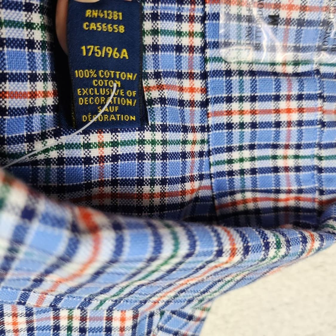 RALPH LAUREN 체크 셔츠 Women M 상품이미지5