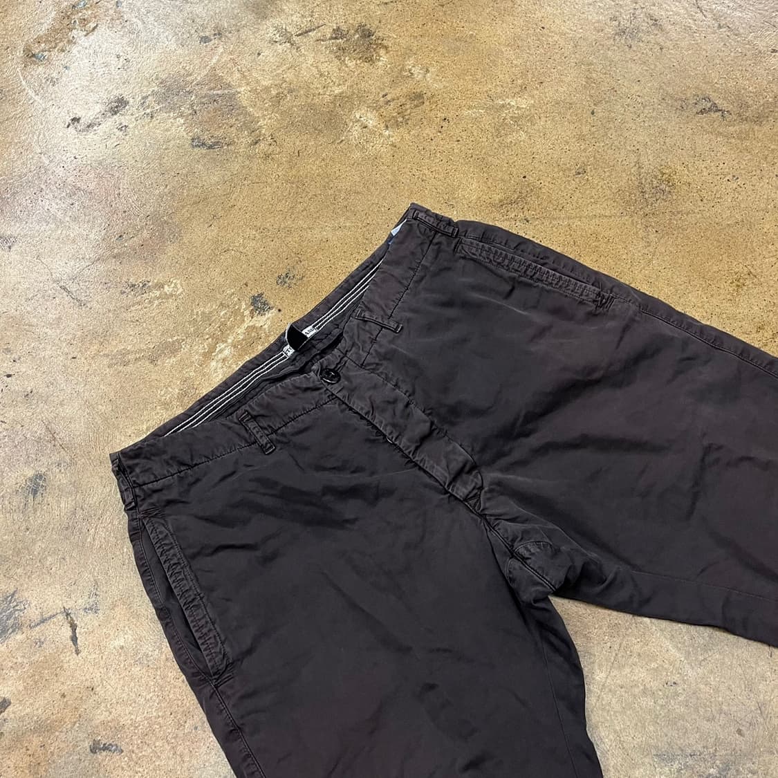 [정품/50] 스톤아일랜드 다크 브라운 면바지 b16 상품이미지1