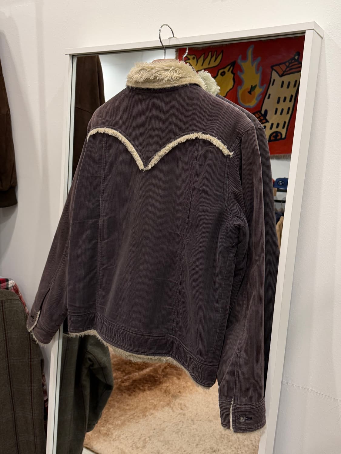 00s Levis 리바이스 쉐르파 코듀로이 웨스턴 트러커 자켓 상품이미지5