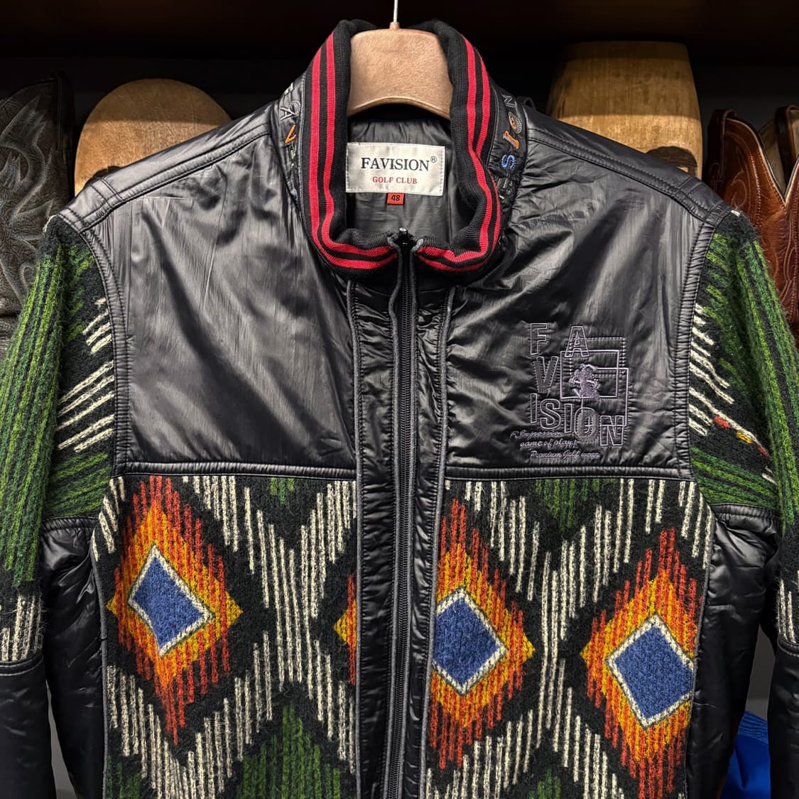 파비숑 에스닉 나바호 울패턴 패셔너블 스포츠 점퍼 N341 상품이미지3