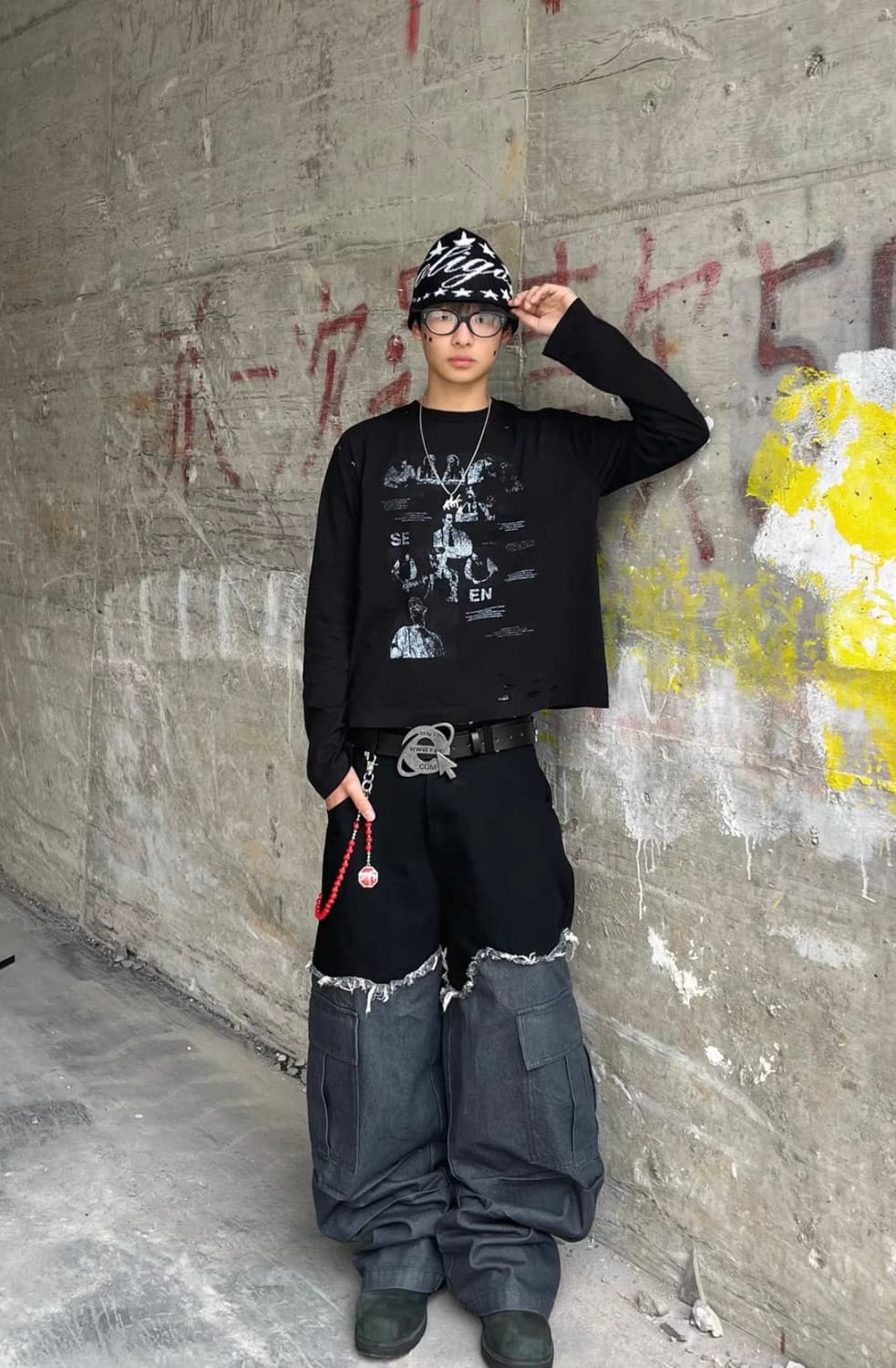 Vintage Wash Long Sleeve T-Shirt 상품이미지4