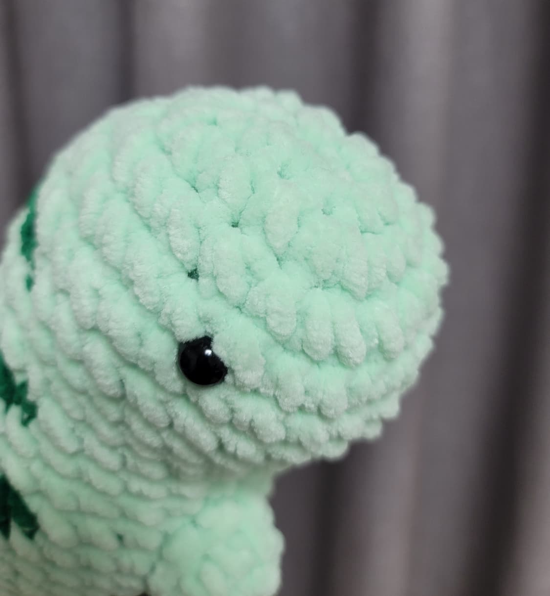 공룡 뜨개 인형(하자) 핸드메이드 솜인형 빈티지 손뜨개 도마뱀 용 캐릭터 상품이미지7