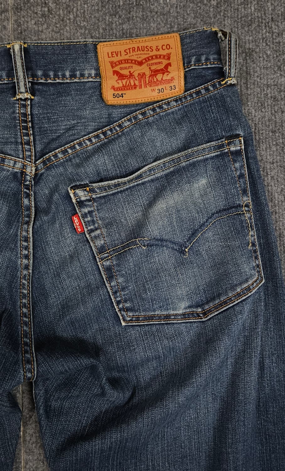 리바이스 504 W30 L33(급처) 상품이미지4
