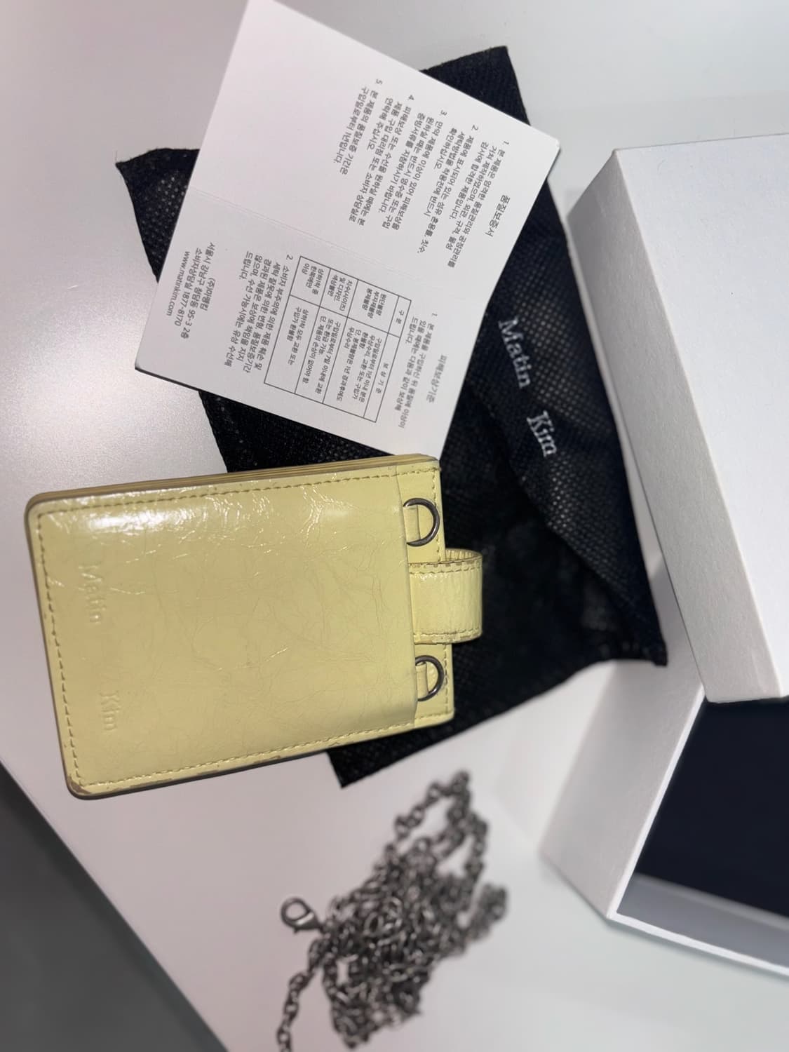 마뗑킴 아코디언 카드지갑+스트랩  상품이미지3