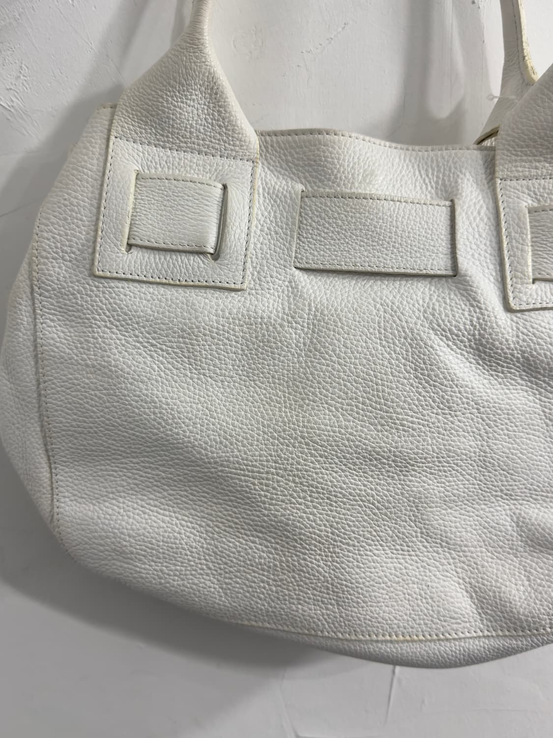maxima white leather bag 상품이미지5