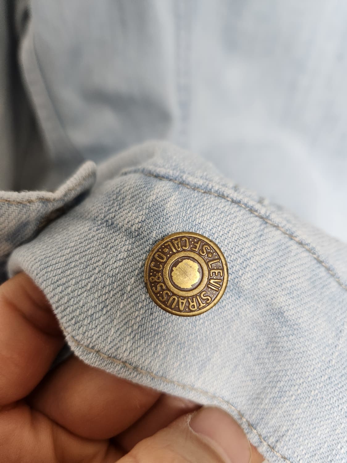 리바이스Levis 연청 데님 자켓 L - J47 상품이미지9