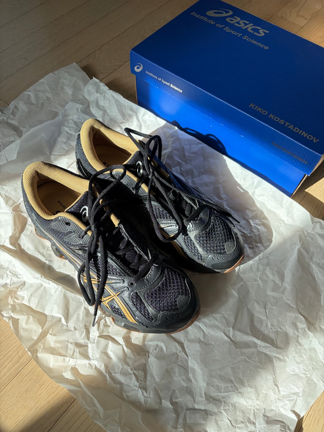 아식스 키코 젤퀀텀 지엔치아 블랙/브라운 상품이미지2