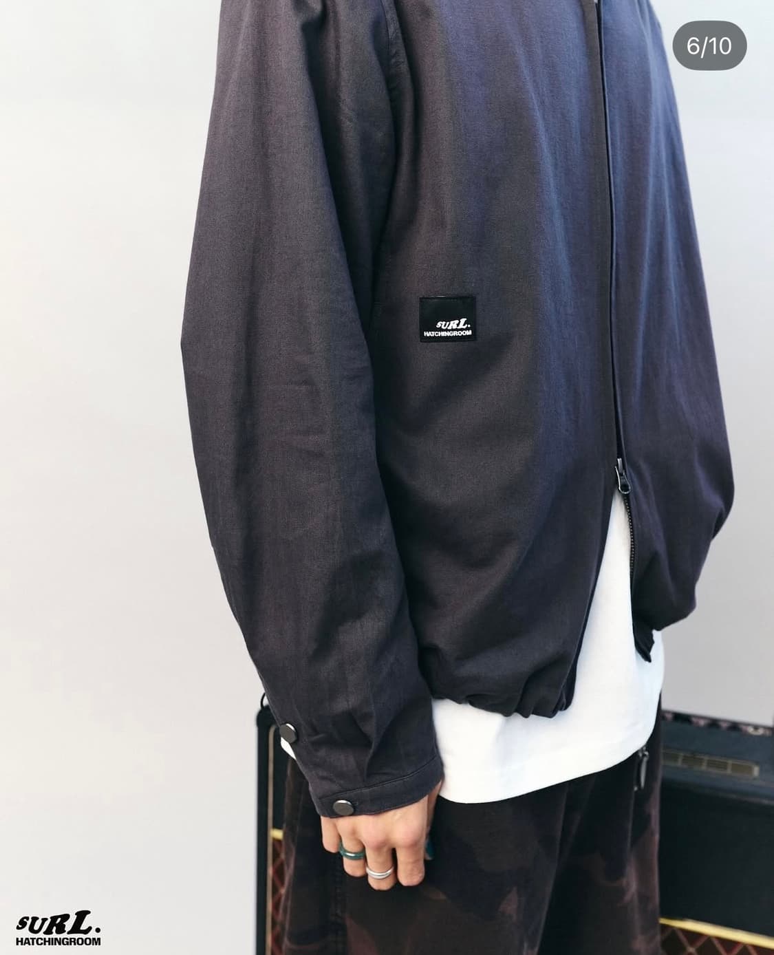 해칭룸XSurl 콜라보 셔켓 롱 퍼플 자켓 2 상품이미지3