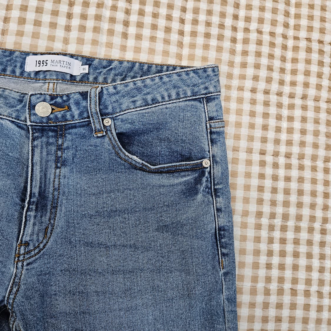 지오지아 스판 데님 청바지 남자33 상품이미지3